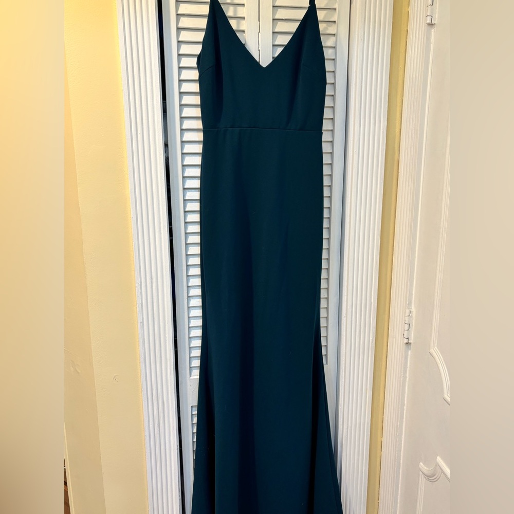 Lulu's Deep Teal Maxi Dress